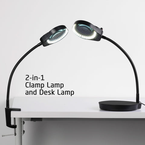 [Discontinued] XpertMatic PD-4S 2in1 LED Flexible Magnifier, 5X, 38LEDs, 360mm