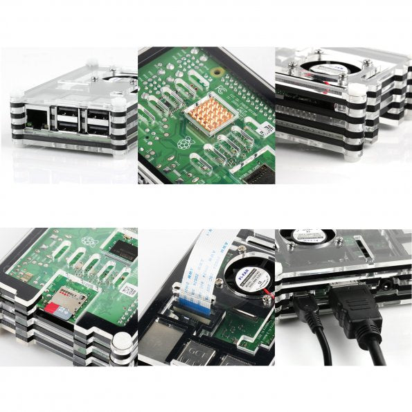 SainSmart Raspberry Pi 3 B+ Case - Thumbnail 5