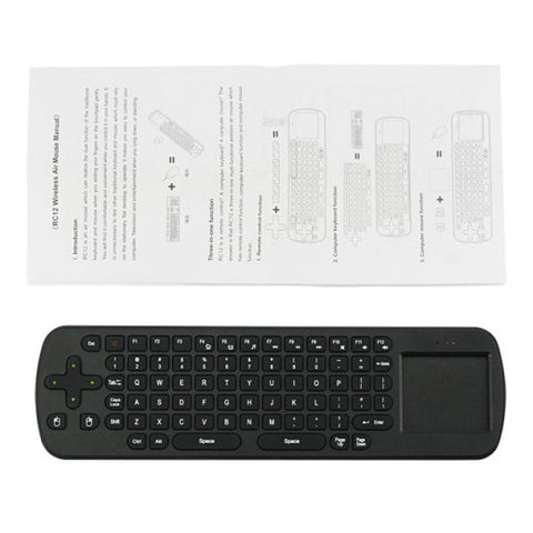 [Discontinued] MK802 II 3rd Generation Android 4.0.4 Mini PC +RC12 Wireless Mini 2.4GHz Air Mouse Keyboard With Touch Pad