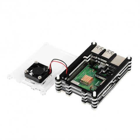 [Discontinued] Raspberry Pi 3 B+ Case with Fan and Heat Sinks
