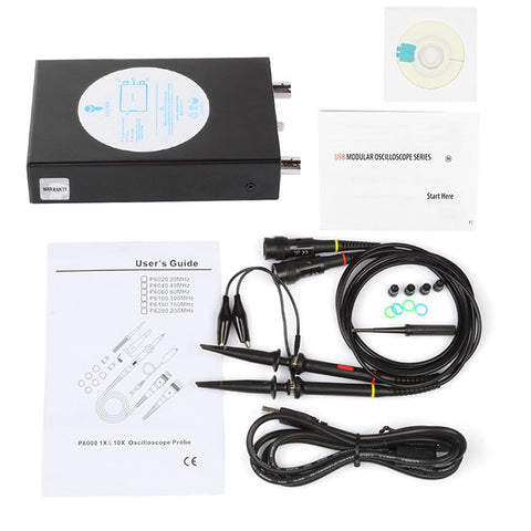 [Discontinued] DDS140 PC-Based USB Oscilloscope 40MHz Bandwidth 200MS/s Black