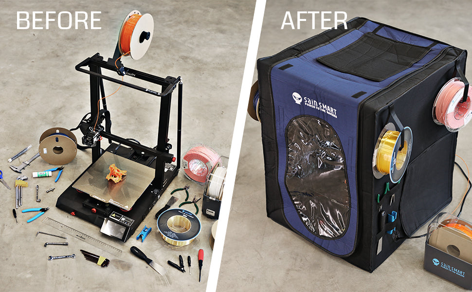 Upgraded Large Volume 3D Printer Enclosure - Thumbnail 3