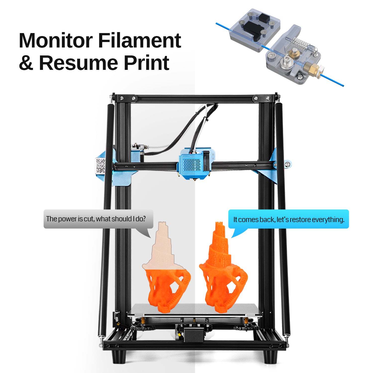 Creality3D CR-10 V2 3D Printer - Thumbnail 4