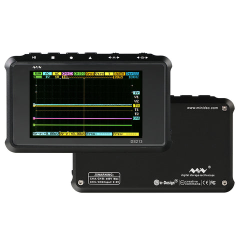 SainSmart DS213 4-Channels Handheld Mini Digital Oscilloscope
