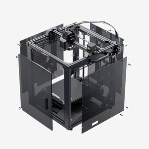 Creality Ender-5 S1 Dustproof Acrylic Enclosure, 4 Sheets