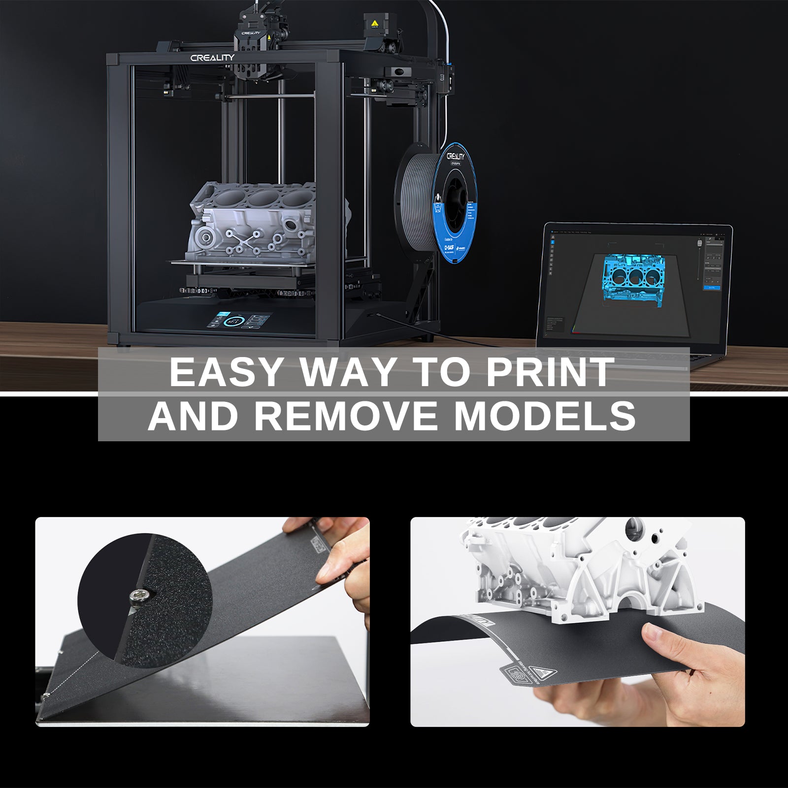 Creality Ender-5 S1 FDM 3D Printer, Direct Drive | SainSmart