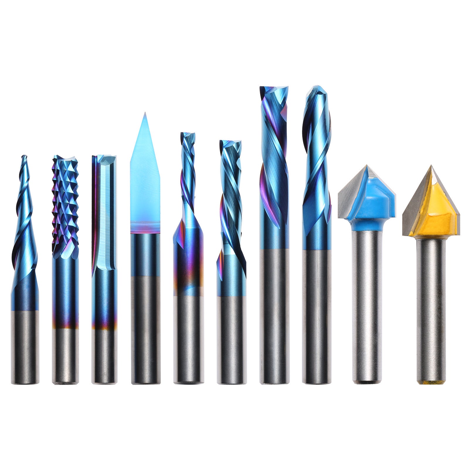 Cnc Router Bit Collection R32 Genmitsu MC10A 10Pcs General Purpose CNC Router Bit Collection ...