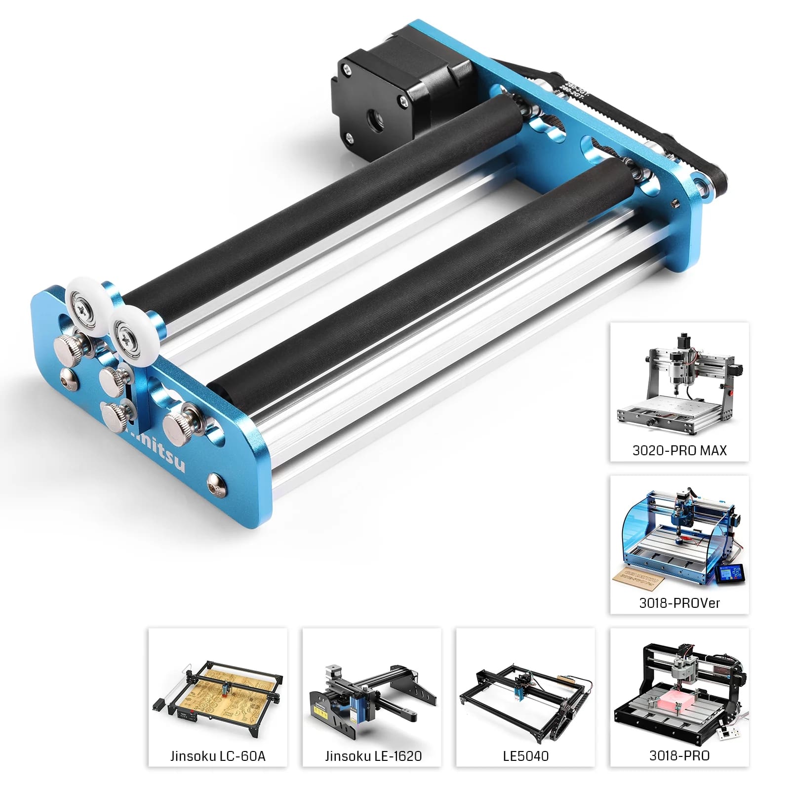 Genmitsu Laser Rotary Roller for Engraving Cylindrical Objects