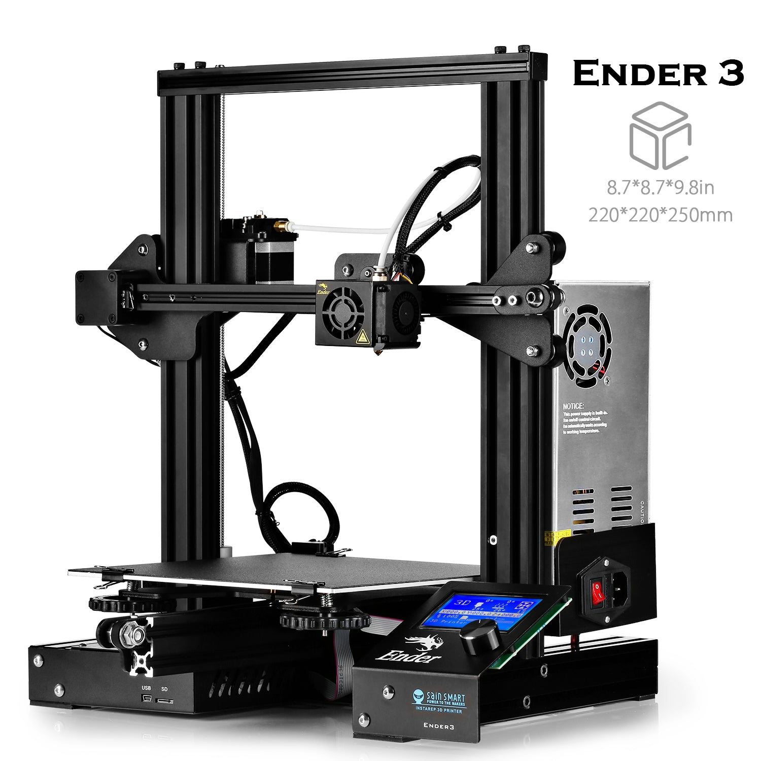 Ender 3 3Dプリンター 本体 Amazon | Creality Ender 3 X 3Dプリンター 造形サイズ220x220x250mm