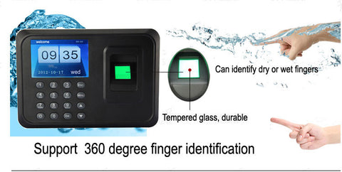 [Discontinued] New N-A6 Biometric Fingerprint Time Attendance Clock, USB Communication