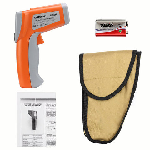 [Discontinued] Non-Contact Laser Infrared Themometer Gun DT-8580, Temperature Range -58 F TO 1076 F