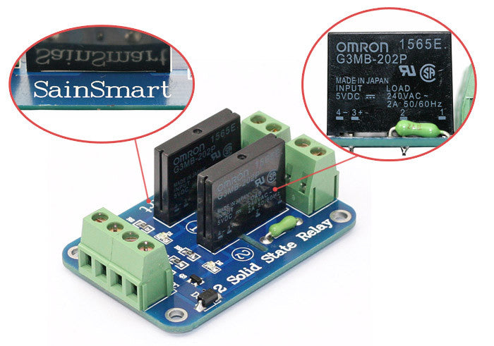 5V 12V 24V Dual Channel 5V Solid State Relais 2 Kanaals Relais 2-Way Relais Module 240V 2A 2CH Laag Niveau Trigger DC-AC DC (5V 5V 12V 24V Dual Channel 5V Solid State Relais 2 Kanaals Relais 2-Way Relais Module 240V 2A 2CH Laag Niveau Trigger DC-AC DC (5V
