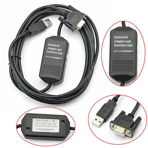 [Discontinued] New USB-FX232-CAB-1 USB-FX Programming Cable For Mitsubishi F940/930 Industrial