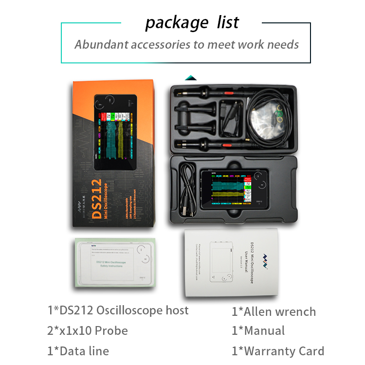 DS212 2-Channels Handheld Mini Digital Storage Oscilloscope – SainSmart.com