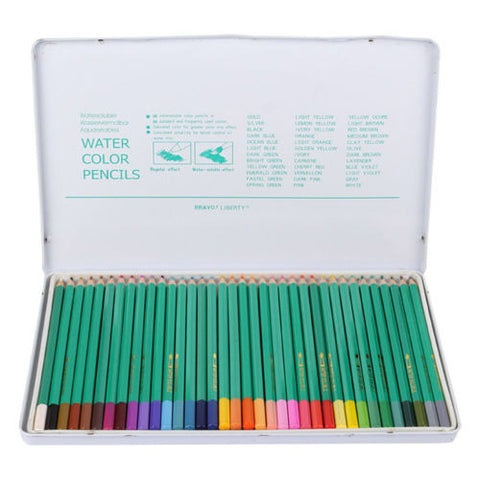 [Discontinued] Liberty 36 Brilliant Colors Water Soluble Pencils Watercolor Assorted Child Gift